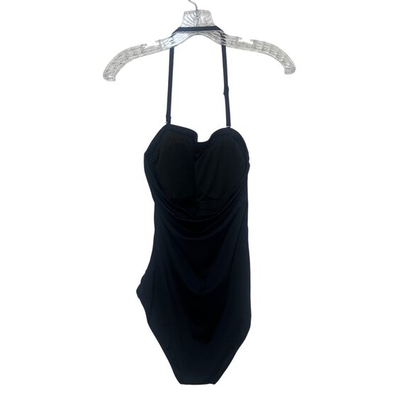 Holipick One Piece Swimsuit Size Medium Black New Halter Tummy Control Rushing - Picture 4 of 11
